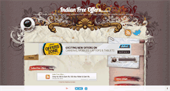 Desktop Screenshot of indianfreeoffers.blogspot.com