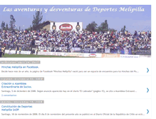 Tablet Screenshot of deportesmelipilla.blogspot.com