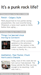 Mobile Screenshot of itsapunkrocklife.blogspot.com