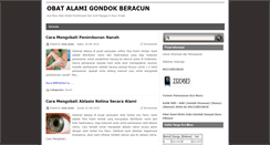 Desktop Screenshot of obatalamigondokberacun.blogspot.com