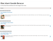 Tablet Screenshot of obatalamigondokberacun.blogspot.com