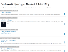 Tablet Screenshot of mattlpoker.blogspot.com