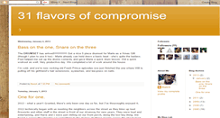 Desktop Screenshot of 31flavorsofcompromise.blogspot.com