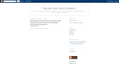 Desktop Screenshot of blogdopaulinho.blogspot.com