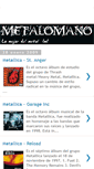Mobile Screenshot of metalomano.blogspot.com