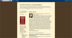Desktop Screenshot of acupunturaeequilibrio.blogspot.com