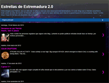 Tablet Screenshot of estrellasdeextremadura.blogspot.com