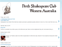 Tablet Screenshot of perthshakespeareclub.blogspot.com