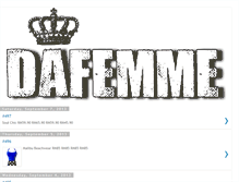 Tablet Screenshot of dafeminity.blogspot.com