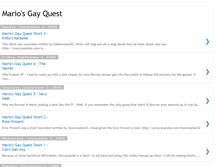 Tablet Screenshot of mariosgayquest.blogspot.com