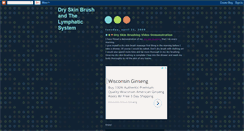 Desktop Screenshot of dryskinbrush.blogspot.com