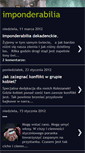 Mobile Screenshot of imponderabilie.blogspot.com