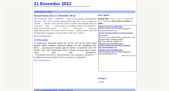 Desktop Screenshot of 21-desember.blogspot.com