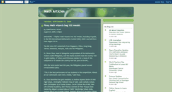 Desktop Screenshot of math-articles.blogspot.com