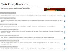 Tablet Screenshot of clarkecountydems.blogspot.com