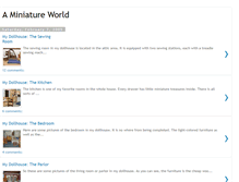 Tablet Screenshot of aminiatureworld.blogspot.com