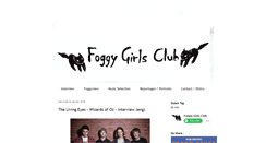 Desktop Screenshot of foggygirlsclub.blogspot.com