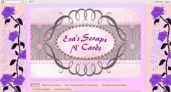 Desktop Screenshot of evasscrapsncards.blogspot.com