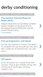 Mobile Screenshot of derbyconditioning.blogspot.com