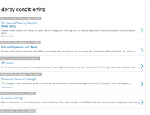 Tablet Screenshot of derbyconditioning.blogspot.com