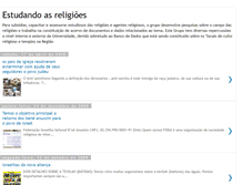 Tablet Screenshot of estudandoasreligies.blogspot.com