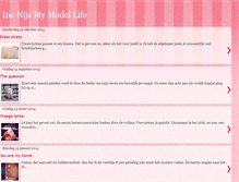 Tablet Screenshot of inenijsmymodellife.blogspot.com