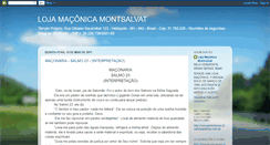 Desktop Screenshot of lojamaconicamontsalvat.blogspot.com