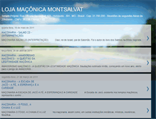 Tablet Screenshot of lojamaconicamontsalvat.blogspot.com