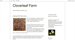 Desktop Screenshot of cloverleaffarmnh.blogspot.com