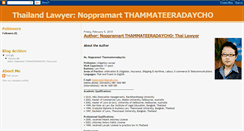 Desktop Screenshot of lawyerinthailand.blogspot.com