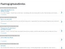 Tablet Screenshot of flashinglightsandsmiles.blogspot.com