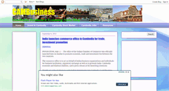 Desktop Screenshot of cambodia-business.blogspot.com
