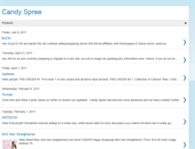 Tablet Screenshot of candy-spree.blogspot.com