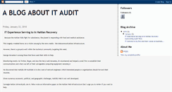 Desktop Screenshot of itechaudit.blogspot.com