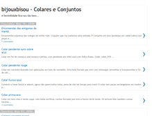 Tablet Screenshot of colareseconjuntosbijouxbisou.blogspot.com