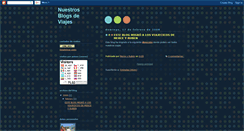 Desktop Screenshot of nuestrosblogsdeviajes.blogspot.com