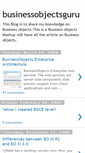 Mobile Screenshot of businessobjectsguru.blogspot.com