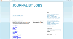 Desktop Screenshot of journalistjbs.blogspot.com