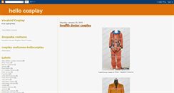 Desktop Screenshot of hellocosplay.blogspot.com