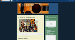Desktop Screenshot of breningsguitarblog.blogspot.com