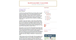 Desktop Screenshot of bangaloregalore.blogspot.com