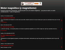 Tablet Screenshot of motormagnetico.blogspot.com