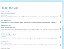 Tablet Screenshot of foodsforadiet.blogspot.com