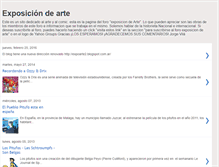 Tablet Screenshot of exposiciondearte.blogspot.com