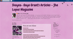 Desktop Screenshot of lupusmagazine.blogspot.com