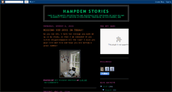Desktop Screenshot of hampdenstudentwriters.blogspot.com