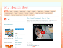 Tablet Screenshot of myhealthbest.blogspot.com