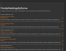 Tablet Screenshot of floridaweddingsbydonna.blogspot.com
