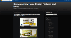 Desktop Screenshot of contemporarykitchenpictures.blogspot.com