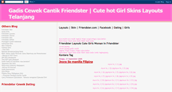 Desktop Screenshot of gadis-friendster.blogspot.com